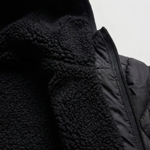 Imagem 4 de 8 de Campera Hombre Con Corderito Inflada Invierno Capucha - Njt