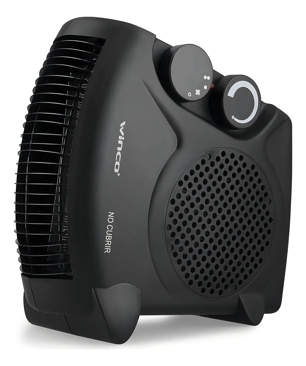 Caloventor Eléctrico W116n Con 2 niveles Negro Winco - Image 1