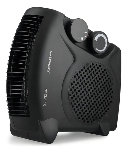 Imagem 1 de 4 de Caloventor Eléctrico W116n Con 2 niveles Negro Winco