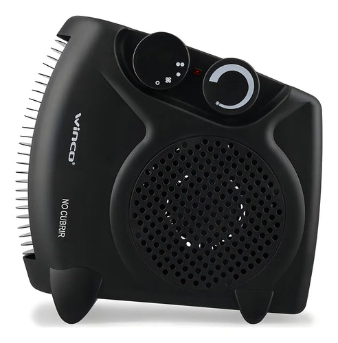 Imagem 2 de 4 de Caloventor Eléctrico W116n Con 2 niveles Negro Winco