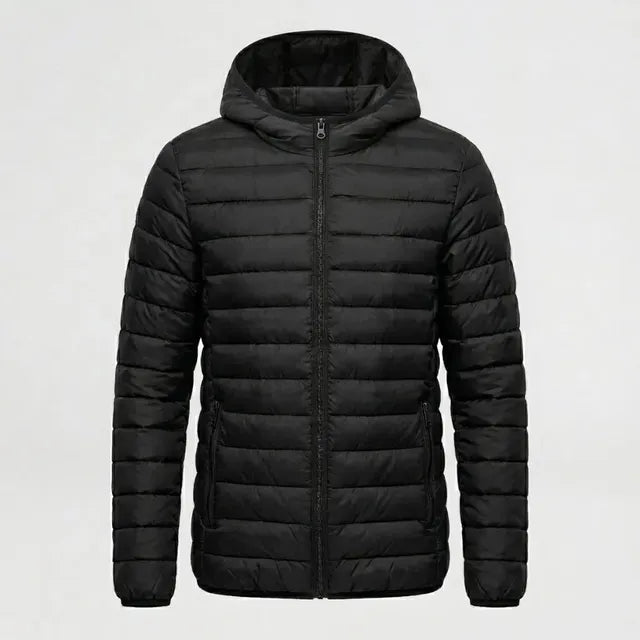 Campera Invierno Con Capucha Inflada Abrigo Hombre - Njt - Image 1