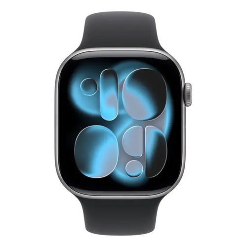 Imagem 2 de 8 de Apple Watch Series 11 GPS • Caja de aluminio gris espacial de 46 mm • Correa deportiva negra
