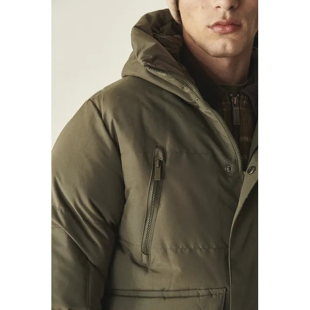 Campera Parka Baker Hombre Térmica Nylon Gamuzado Urbano - Image 5