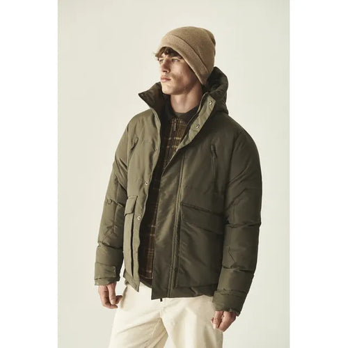 Imagem 2 de 9 de Campera Parka Baker Hombre Térmica Nylon Gamuzado Urbano