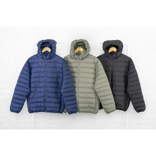 Imagem 6 de 7 de Campera Hombre Inflable Impermeable C/capucha Importada!