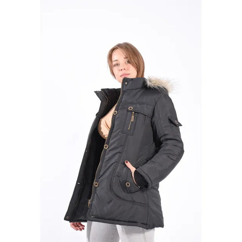 Imagem 4 de 9 de Campera Camperon Larga D Mujer Piel En Su Interior Abrigadas