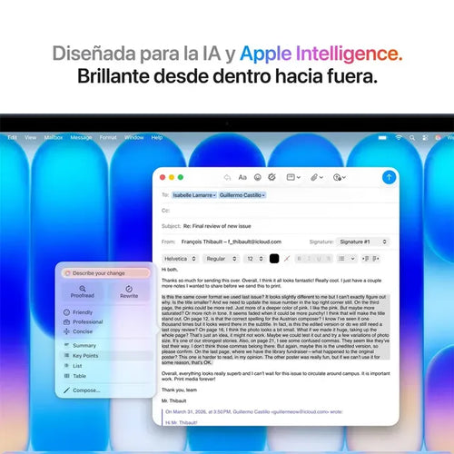 Imagem 7 de 10 de Apple 2026 Macbook Neo (de 13 Pulgadas, Chip A18 Pro De Apple Con Cpu De 6 Núcleos Y Gpu De 5 Núcleos, 8gb Memoria Unificada, 256 gb) - Índigo - Distribuidor Autorizado