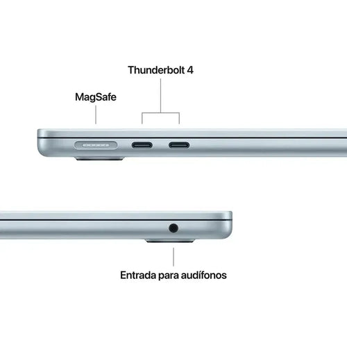 Imagem 4 de 8 de Macbookair 15 M4 Cpu 10 Gpu 10 - 16gb Ssd 512gb Azul Cielo