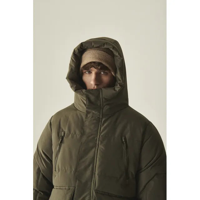 Campera Parka Baker Hombre Térmica Nylon Gamuzado Urbano - Image 4