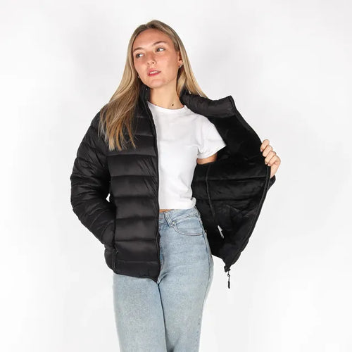 Imagem 4 de 9 de Campera Inflada Mujer Capucha Desmontable Oldtown Polo