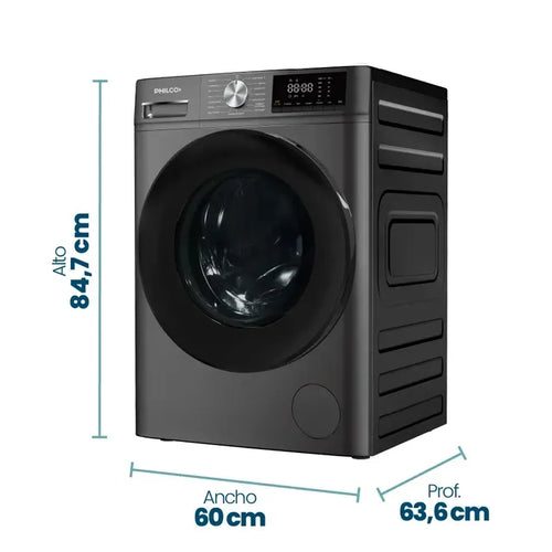 Imagem 2 de 7 de Lavarropas 11 Kg Carga Frontal Inverter Dark Grey
