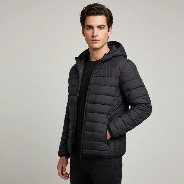 Campera Invierno Con Capucha Inflada Abrigo Hombre - Njt - Image 8