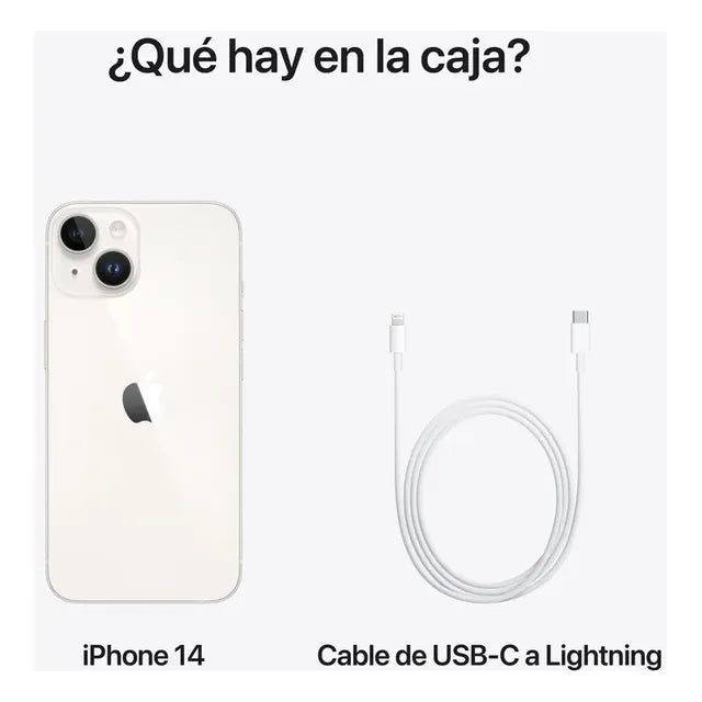 Apple iPhone 14 (128 GB) - Blanco estelar - Distribuidor Autorizado - Image 10