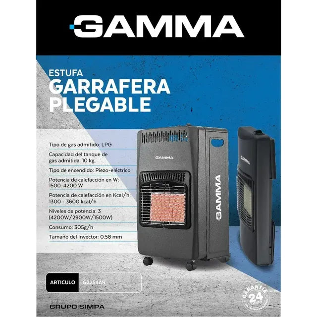Estufa Garrafera Calefactor 4200w 3 Niveles A Gas Envasado - Image 8