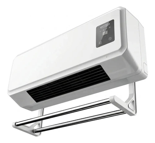 Imagem 3 de 4 de Caloventor Calefactor Embassy Con Tender 2000 W Blanco Digital Control Funcion Ventilador
