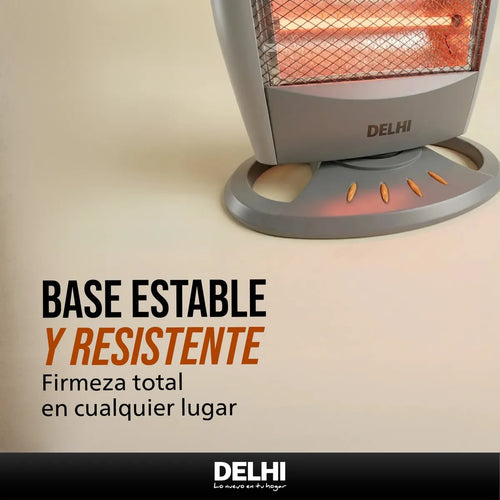 Imagem 4 de 10 de Estufa Halogena Giratoria 400w/1200w Corte Por Caida Gris