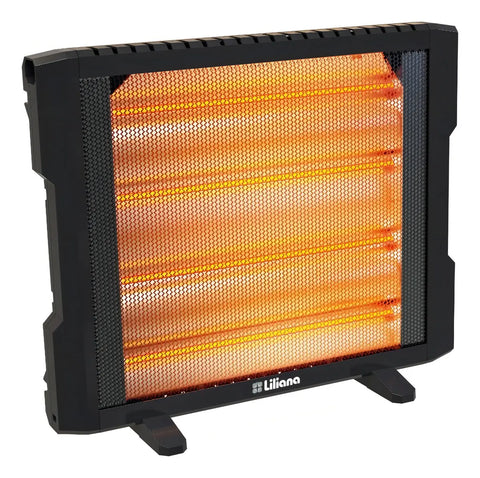 Calefactor Halógeno Liliana Infratec CI650 Negro con Protección por Sobrecarga - Image 1