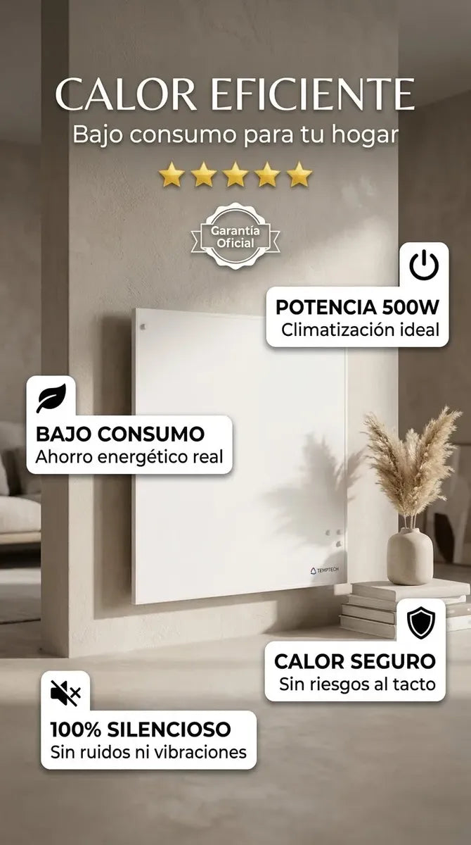 Panel Calefactor Electrico Estufa Bajo Consumo Minimalista - Image 7