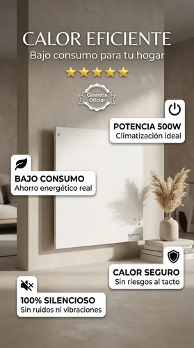Imagem 7 de 7 de Panel Calefactor Electrico Estufa Bajo Consumo Minimalista