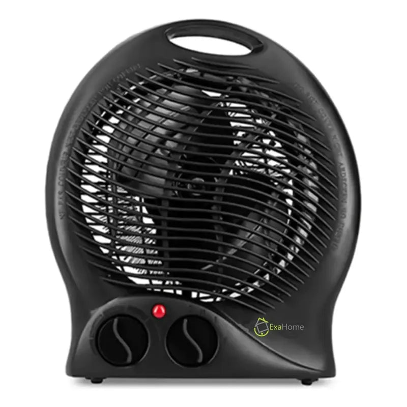 Caloventor Exahome Unico Con Termostato 2 Años De Color Negro - Image 4