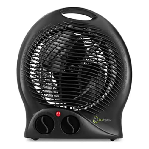 Imagem 4 de 6 de Caloventor Exahome Unico Con Termostato 2 Años De Color Negro